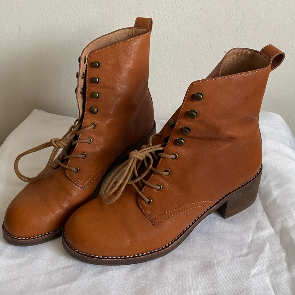 Madewell Patti lace up boot